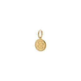Overview image: Single serpent coin earring