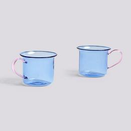 Overview image: Borosilicate cup set of 2