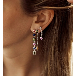 Overview second image: Single Geometric Stud earring