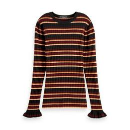 Overview image: Rib striped pullover