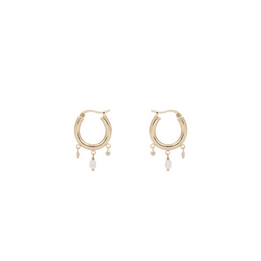 Overview second image: Chandelier Small Hoop Earrings