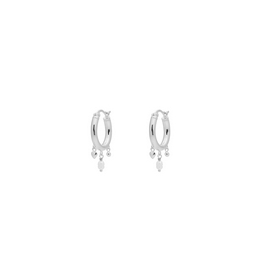 Overview image: Chandelier Small Hoop Earrings